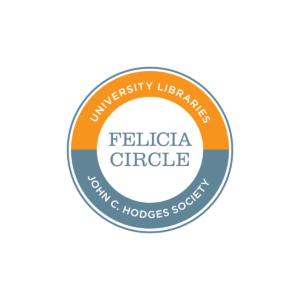 orange and grey Felicia Circle Logo 