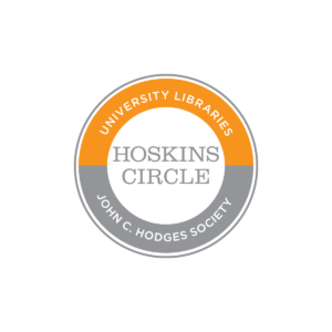 orange and grey Hoskins Circle logo