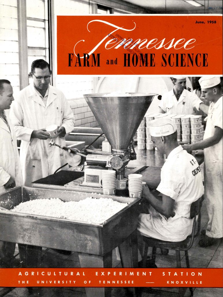 cover of Tennessee Farm and Home Science, 1958