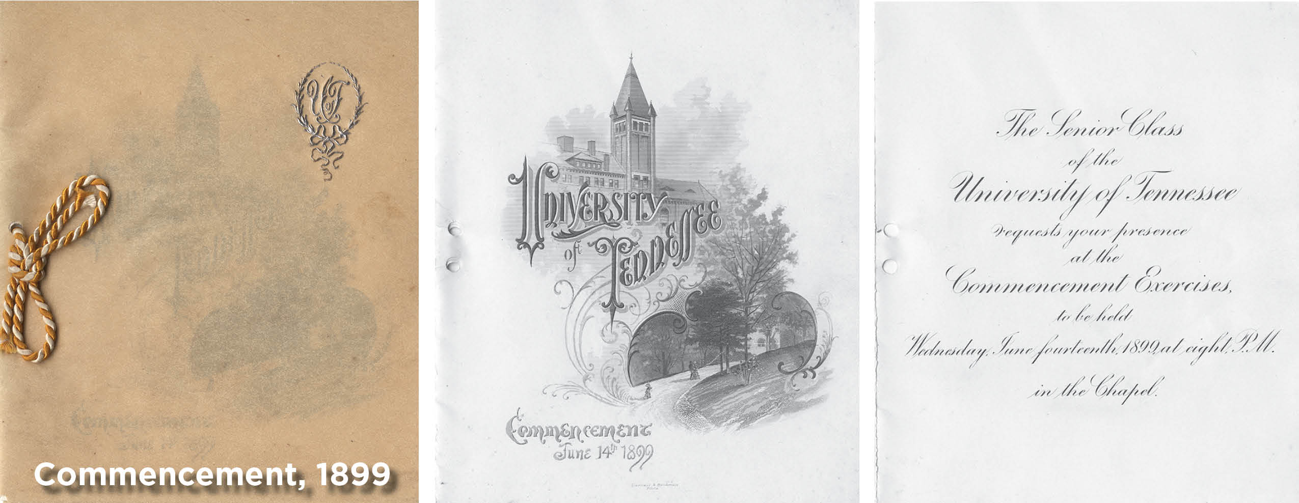 Commencement program, 1899