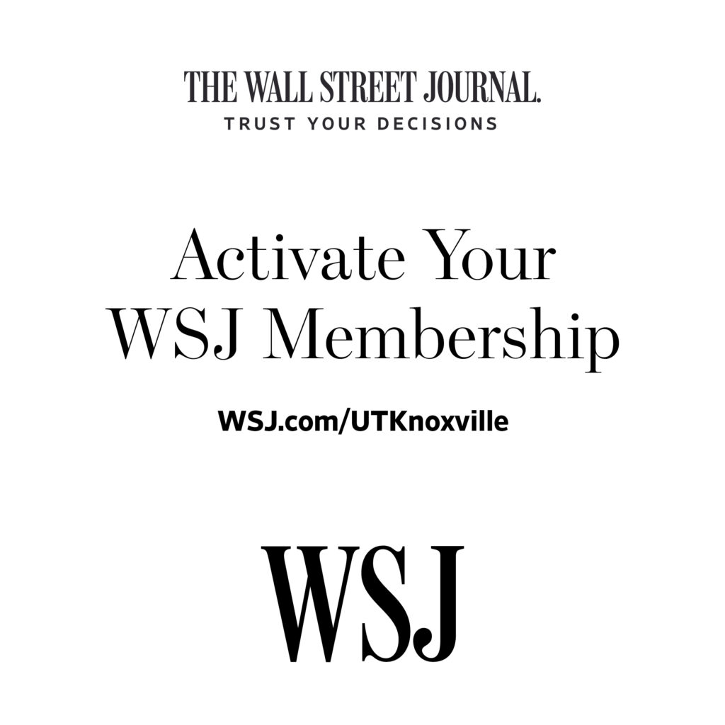 Wall Street Journal ad: "Activate Your WSJ Membership"