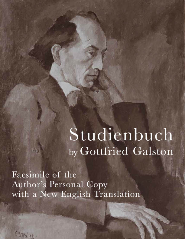 cover of the Studienbuch by Gottfried Galston