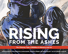 Book jacket features drawing of father, mother, and child in distress.