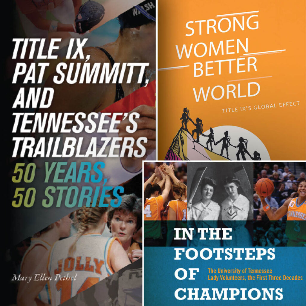 book jackets: UT Press books on Title IX