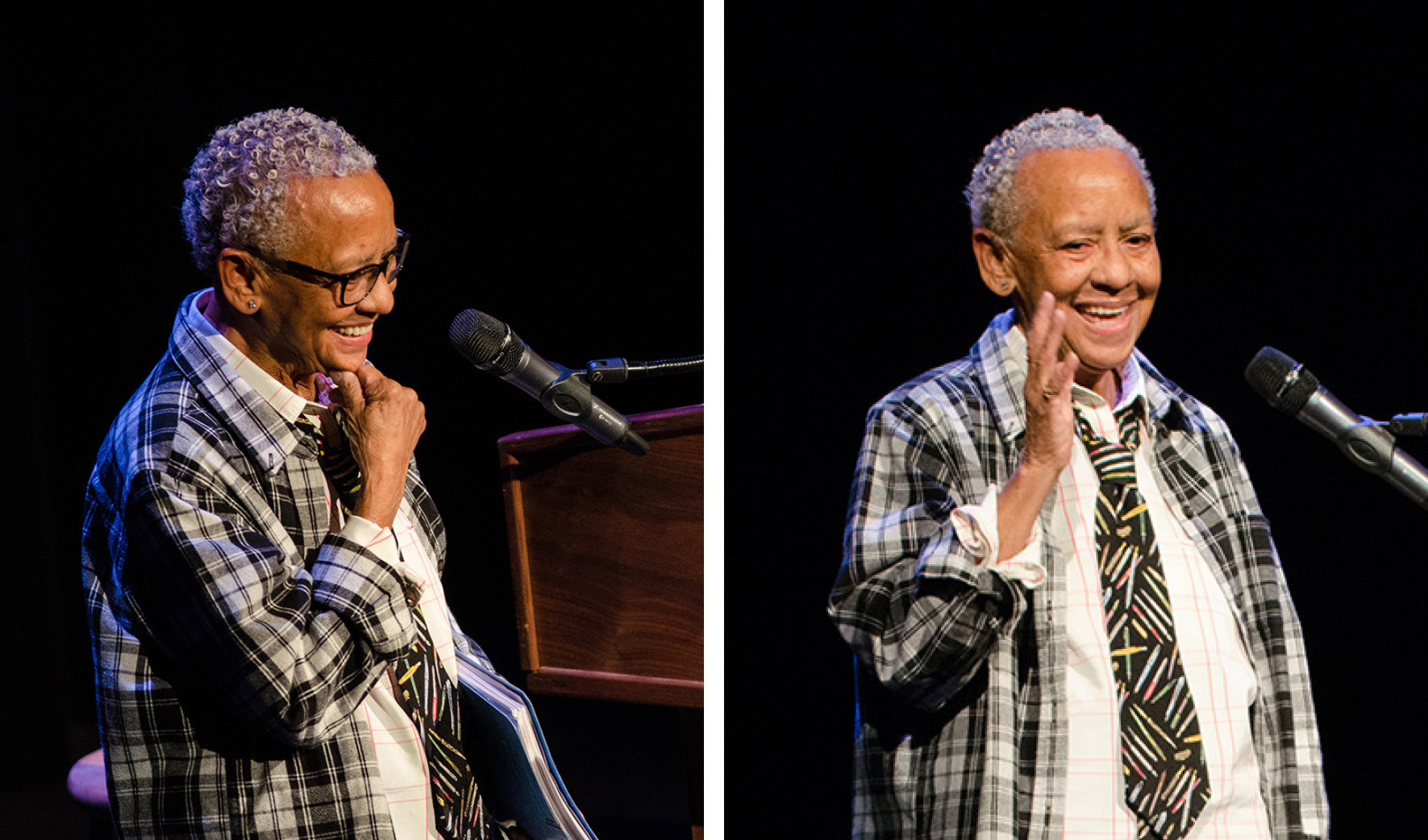 Nikki Giovanni speaks at the 2018 Wilma Dykeman Stokely Memorial Lecture