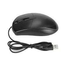 Computer mouse with cord and usb connector