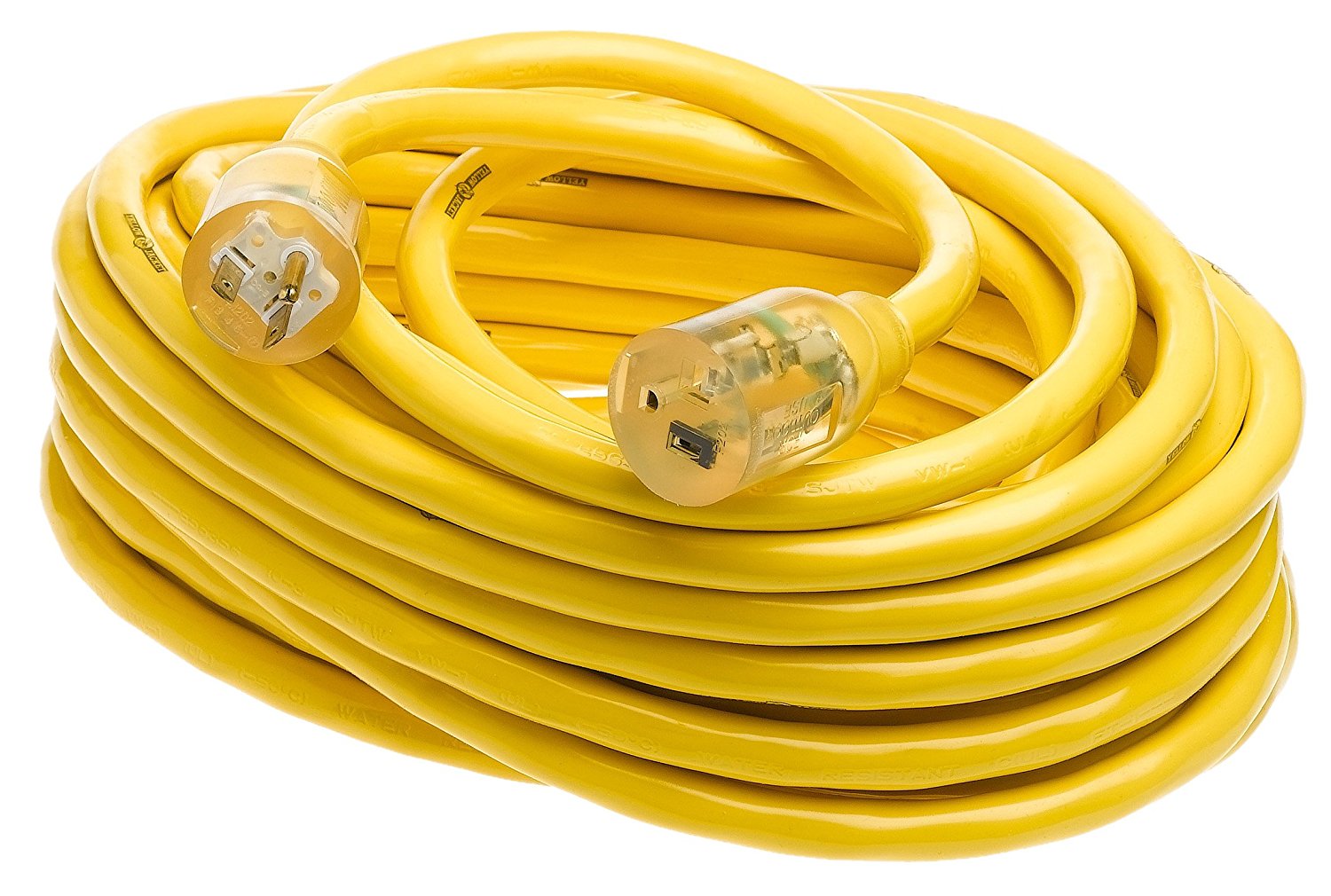 Image of yellow extension cord