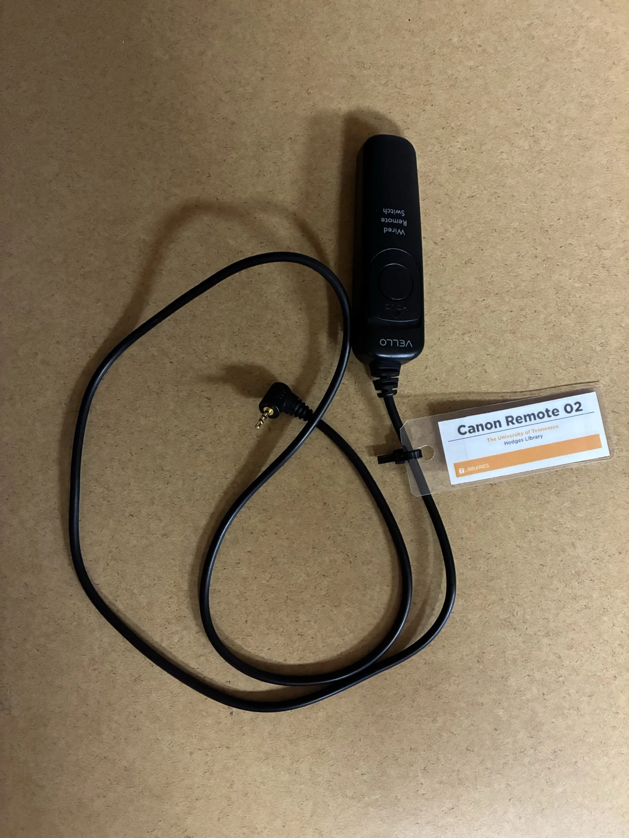 Wired remote for canon camera