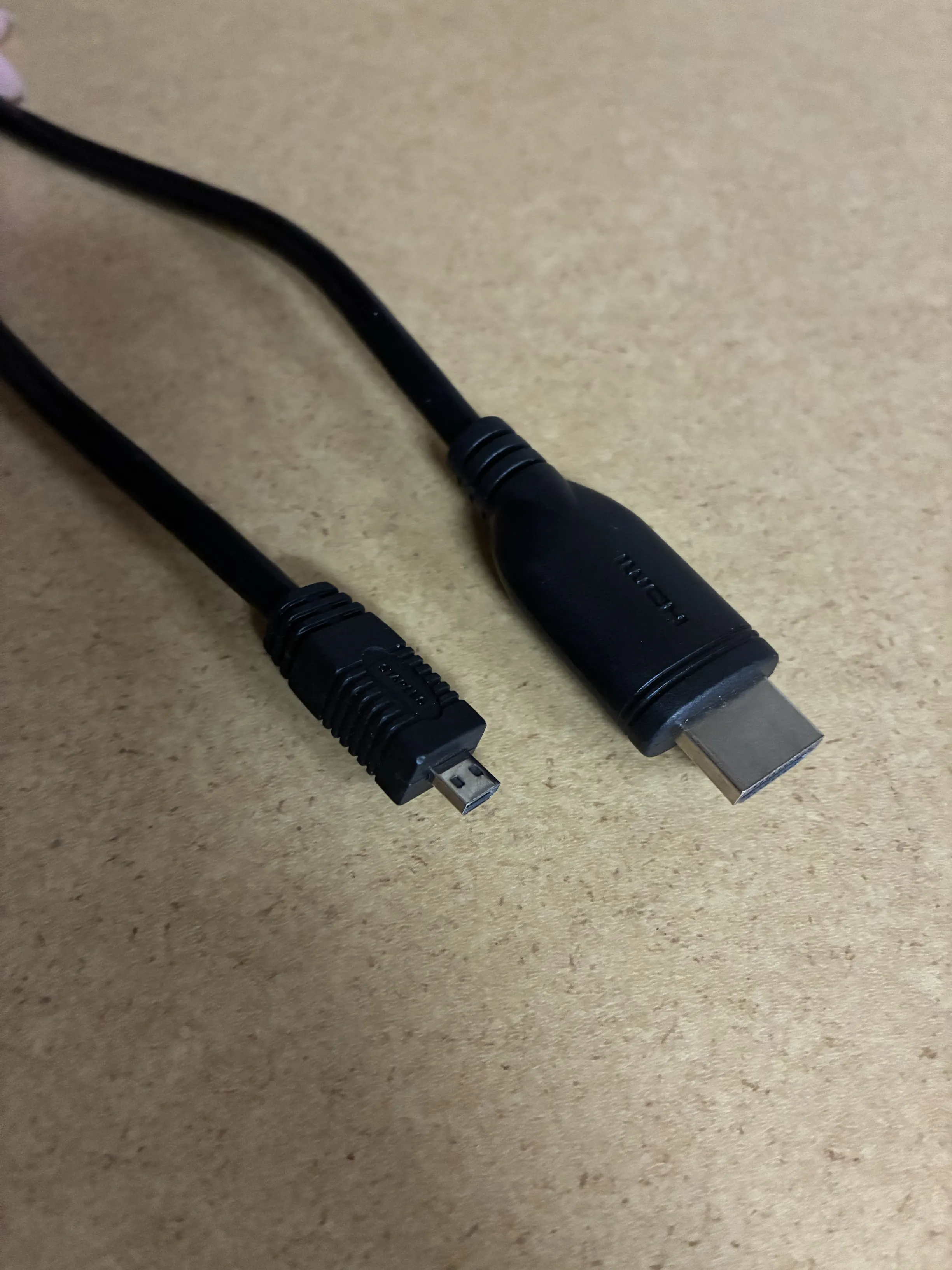 HDMI to micro HDMI cable