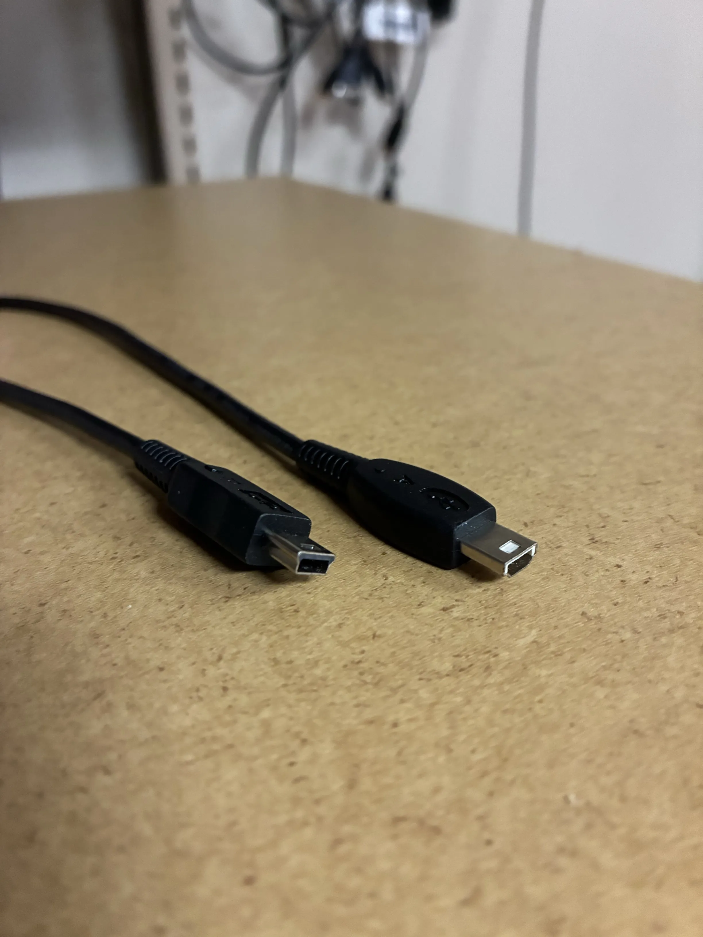 mini USB-A to mini USB-B cable