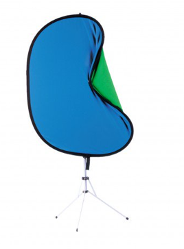 reversible green screen with blue and green chroma keys