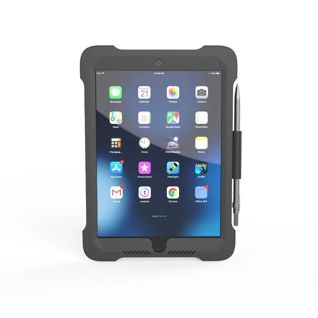 10.5 inch iPad in a protective case