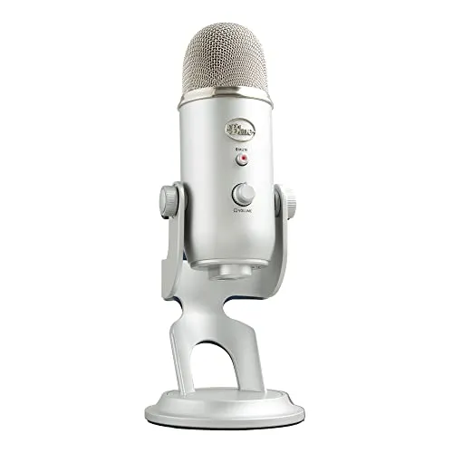 microphone on a stand for a table or desk top