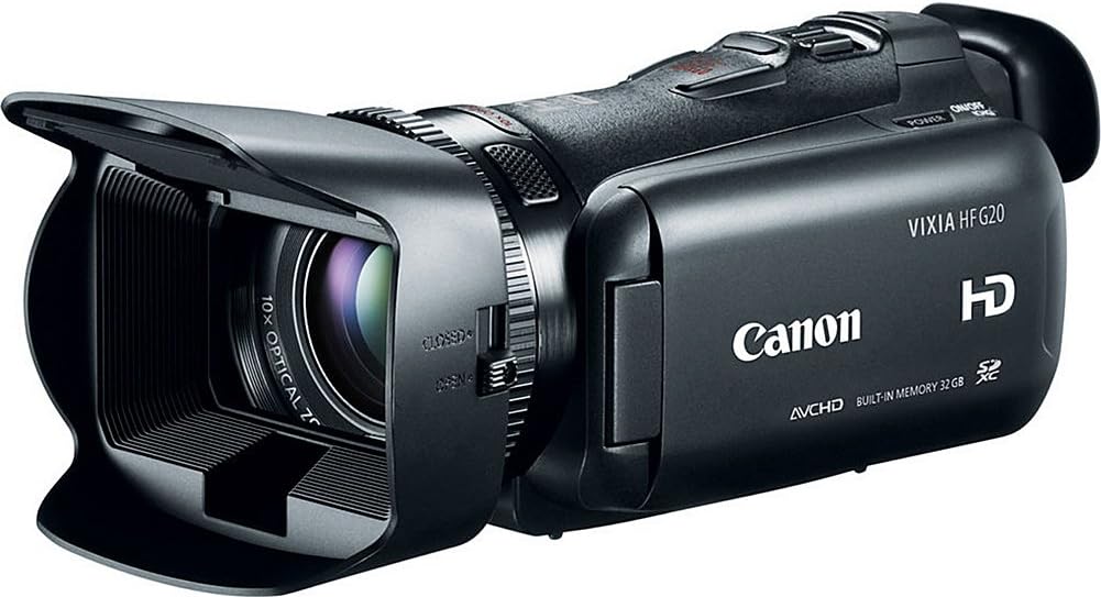 photo of canon camcorder