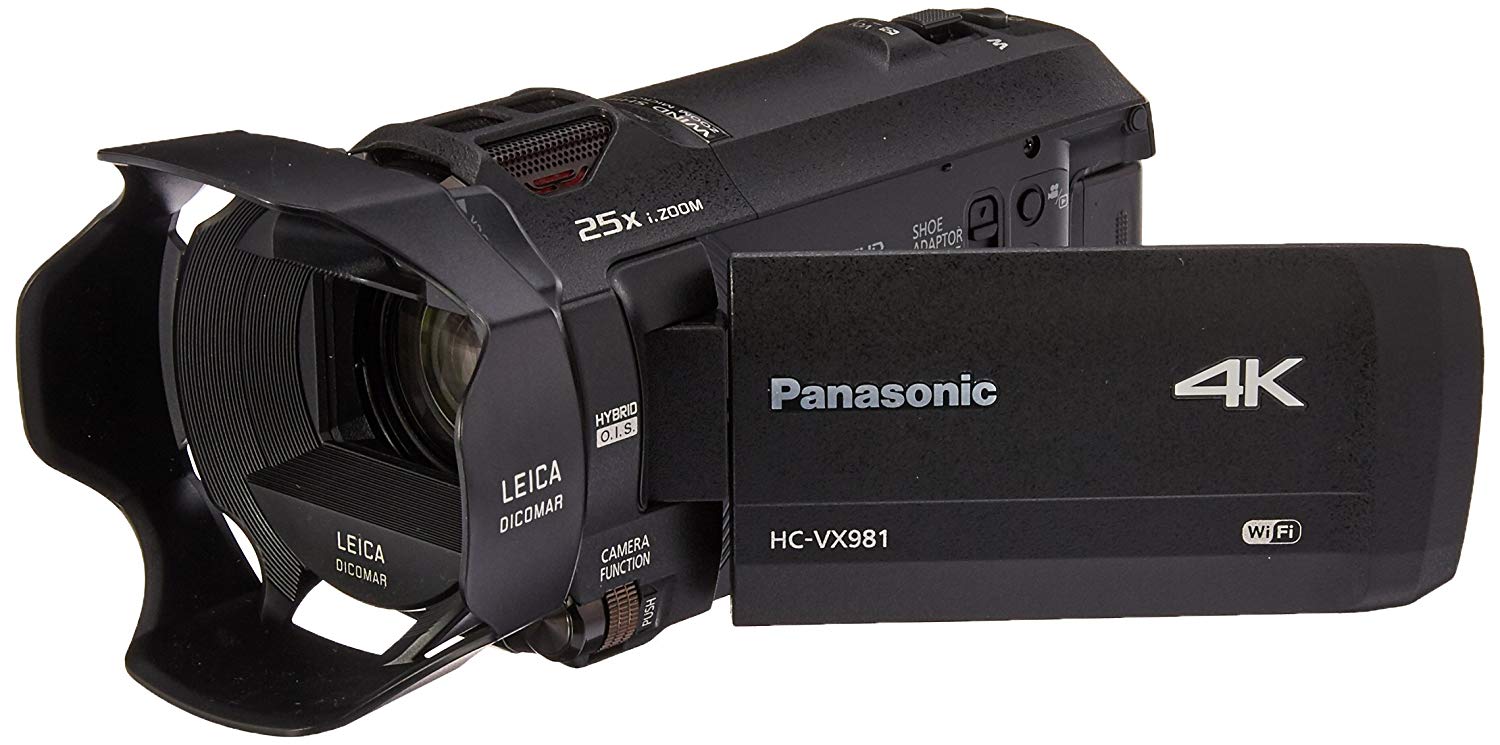 photo of a Panasonic camcorder