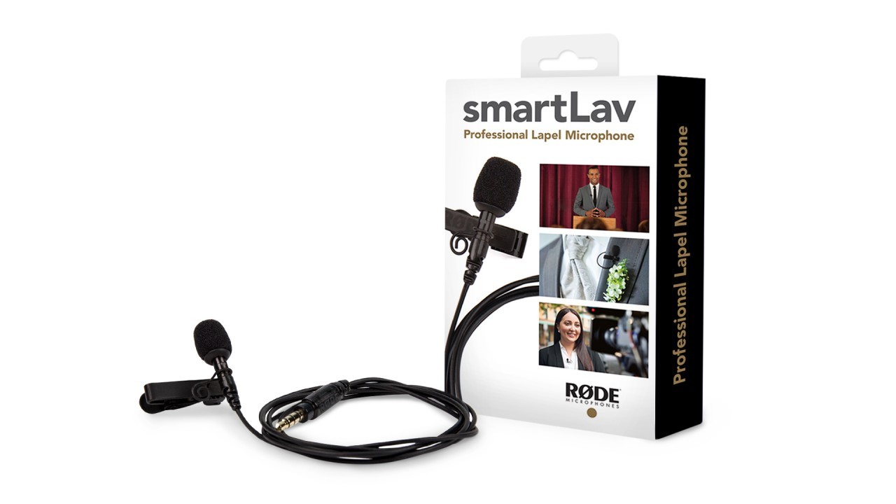 photo of a lavalier microphone for smartphones