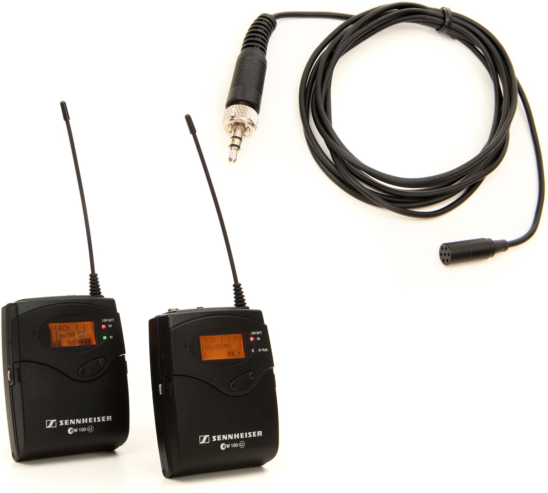 photo of a wireless lavalier microphone