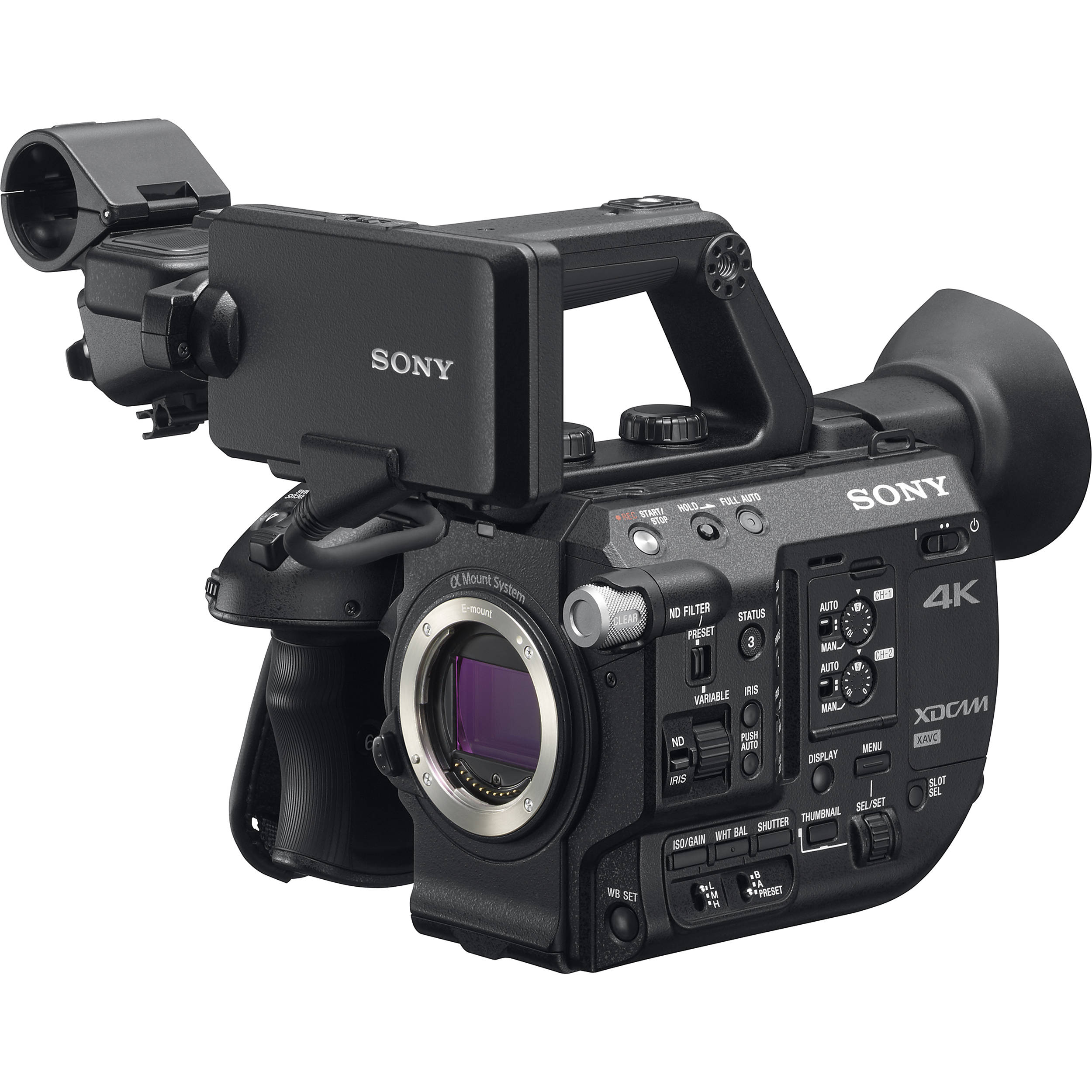 Photo of a Sony PXW-FS5 professional video camera