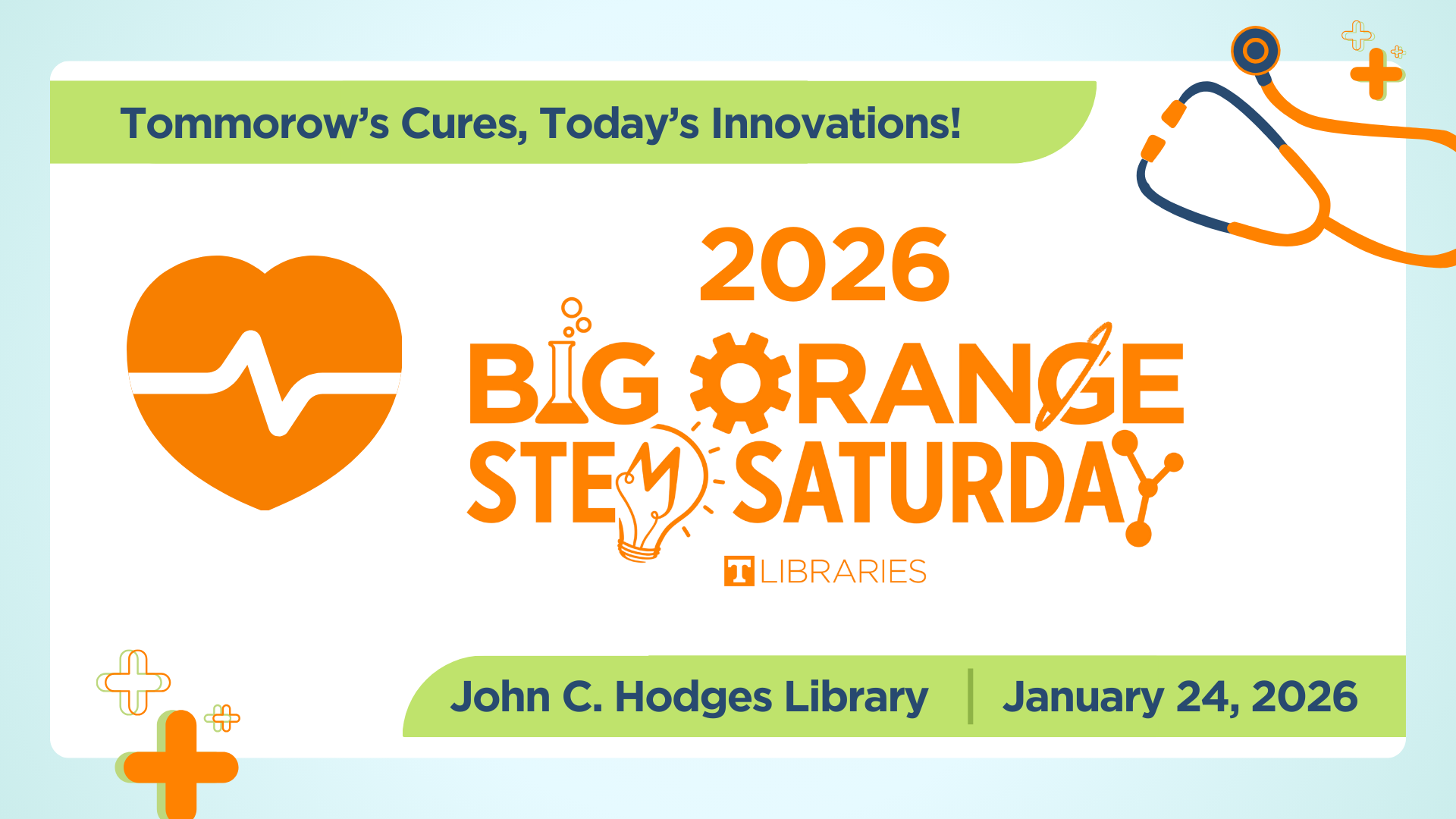 Big Orange STEM Saturday Design for 2026