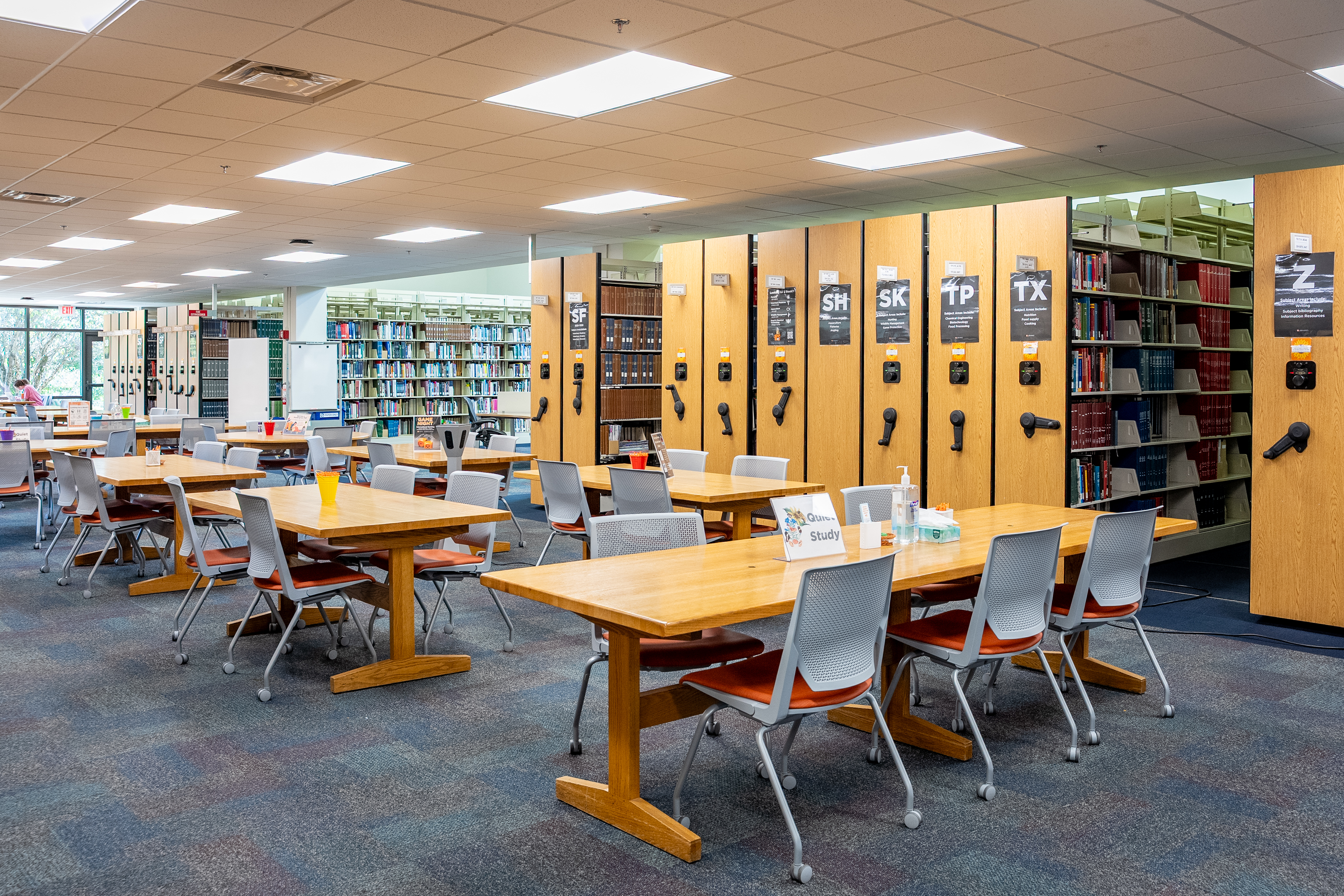 Photograph of the Pendergrass Quiet Study Zone