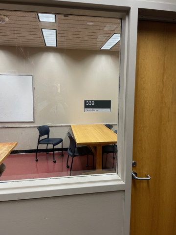 Study Room 339 Hodges Library