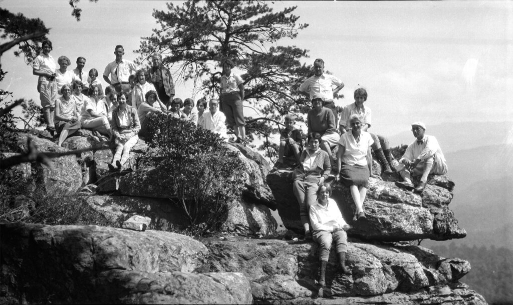Smoky Mountains Hiking Club on Look Rock, 1929