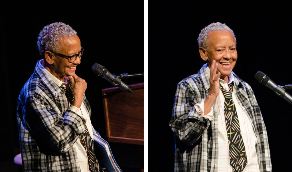 Nikki Giovanni at the 2018 Wilma Dykeman Stokely Memorial Lecture