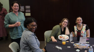 Library Faculty and Staff Members at award ceremony