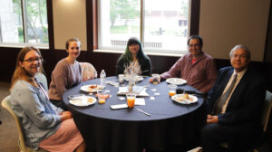 Library Faculty and Staff Members at award ceremony